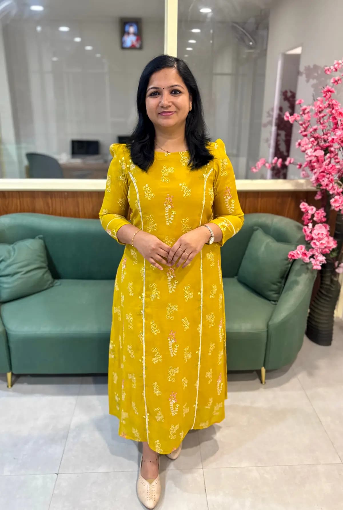 Florista 2 Piece Dress - Mustard Yellow