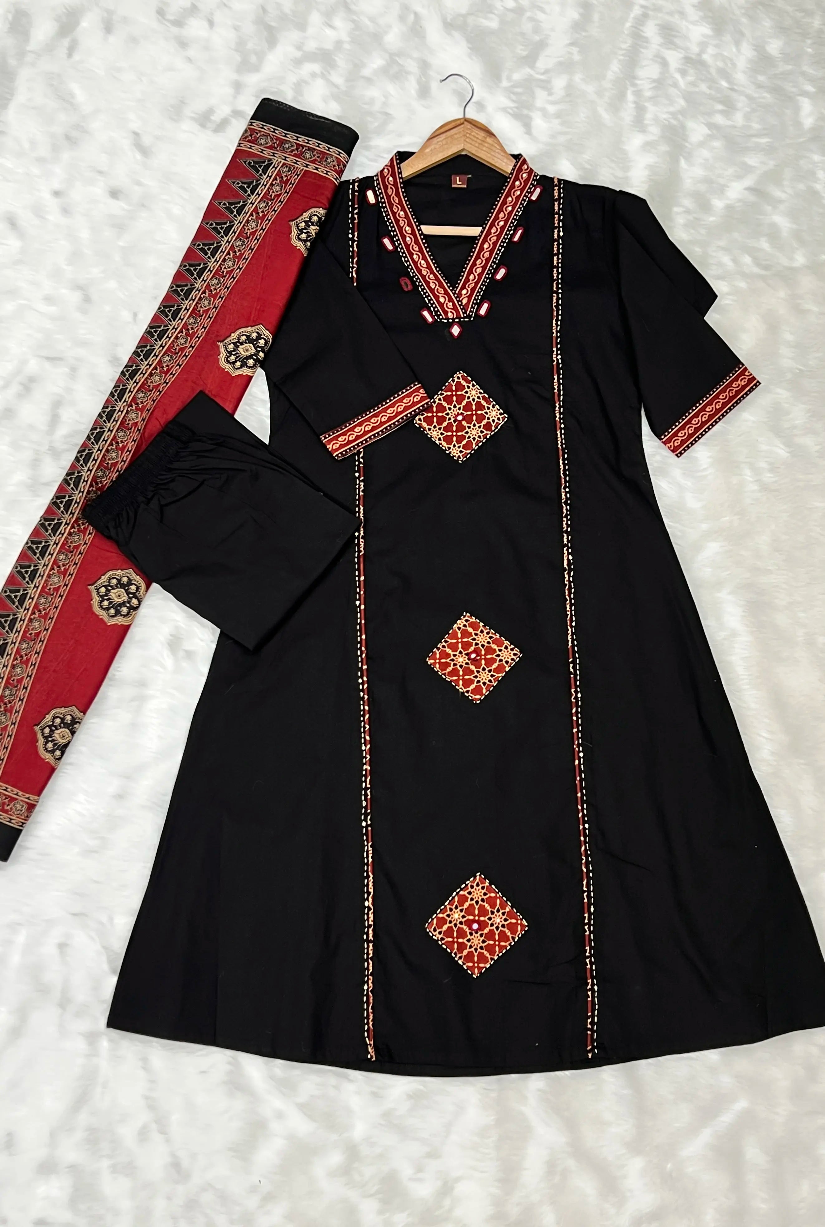 3 piece set in cotton - 3623